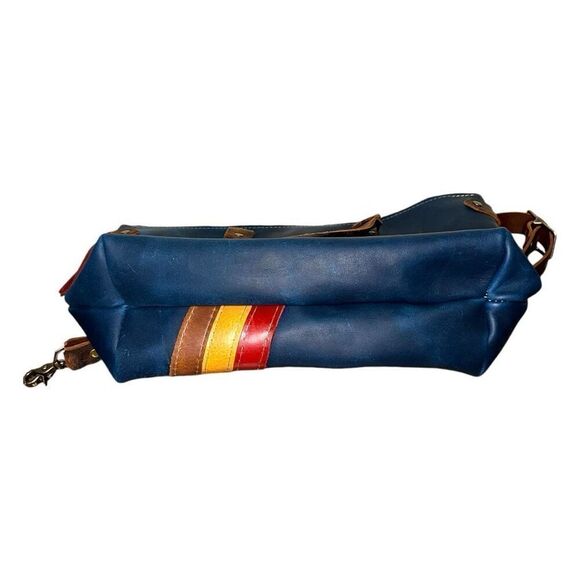 The 70’s Bowler Bag in Indigo Blue - Picture 5 of 7